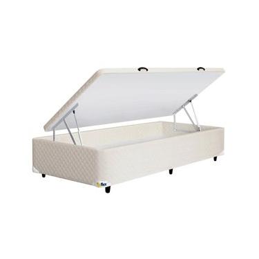 Imagem de Base Box para Colchão de Solteiro Itaflex Universal com Baú 40,5x88x188 cm - Bege