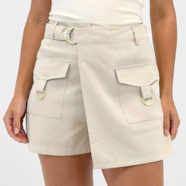 Imagem de Shorts Saia Hering Cargo em Tecido Feminino-Feminino