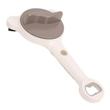 Imagem de ZJchao Abridor de Jarras Ajustável, Abridor de Latas 4 Em 1 Com Engrenagem Antiderrapante de Aço Inoxidável para Abrir Latas, Garrafas e Tampas de 2,5 a 9 Cm Com Orifício para Pendurar (caqui)