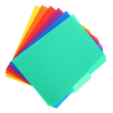 Imagem de FOYTOKI 6 pastas Manila organizador de arquivos expansíveis de plástico para armazenamento de documentos, pastas manilla, garras organizadoras