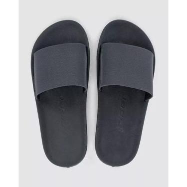 Imagem de Chinelo Masculino Rider Feel Modelo Slide Casual Adulto, Cinza, 40