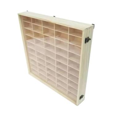 Imagem de Dynwave Vitrine para Miniaturas de Carros, Armário Expositor, Organizador de Presentes e Vitrines, Ideal para Bonecas em Miniatura, Escritório,