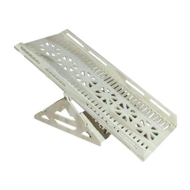 Imagem de YIJU Ponte de madeira para simulação de escalada de carros RC, rampa de obstáculos para carros de controle remoto na escala 1/24, Gangorra