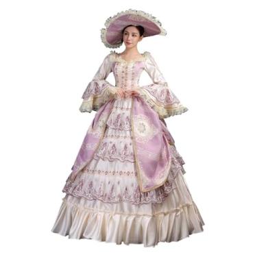 Imagem de CountryWomen Vestido de festa rococó vitoriano vestido de baile de máscaras de Maria Antonieta Vestido de festa Steampunk Vestidos de festa, Baile de máscaras_3, Small