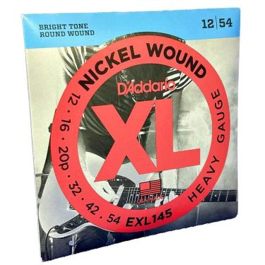 Imagem de Encordoamento 12-54 Guitarra Nickel Wound D`Addario Exl145