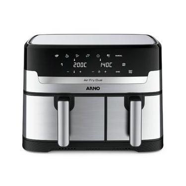 Imagem de Fritadeira sem Óleo Airfryer Arno Dual 8,3L Inox Digital 1800W AFD2