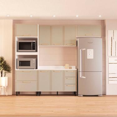 Imagem de Cozinha Modulada 4 Pecas com Tampo Amara Politorno Moveis