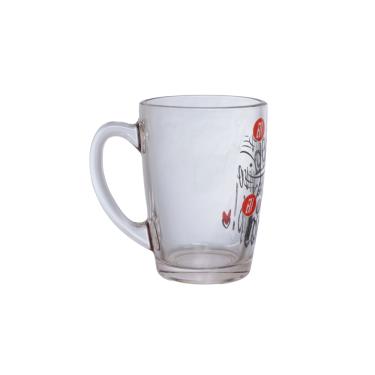Imagem de Caneca Vidro Quero Posso 320ml - Estilo e Conforto