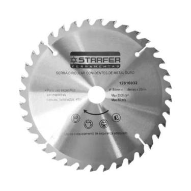 Imagem de Disco Serra Circular com Vidia 7.1/4x36 Starfer Para Madeira