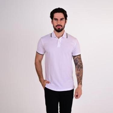 Imagem de Camisa Polo Aramis 3 Frisos Branca-Masculino
