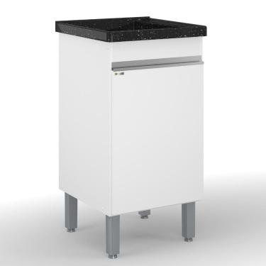 Imagem de Balcao para Lavanderia 1 Porta 40,2cm com Tanque Amelia AJ Rorato