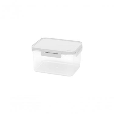 Imagem de Pote Hermético 1,6 L Retangular Plástico Cor Branco Linha Hug Coza Branco Coza