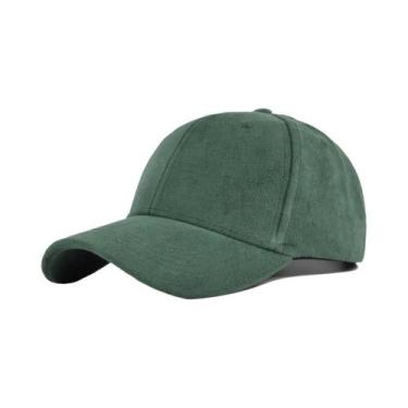Imagem de Boné Snapback Unissex de Camurça - Estilo Retrô Hip Hop para Outono/In