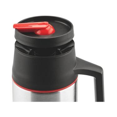 Imagem de Garrafa Térmica Tramontina 1L Exata 61640400, 1L, Preto e Inox