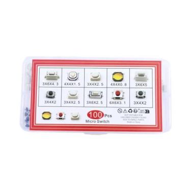 Imagem de Botões De Controle Remoto Para Carro 250 200 100 Peças Botão De Tecla 