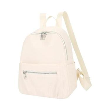 Imagem de Mochila Compacta De Moda, Estilo Neutro, Com Alças Duplas, Bolsa De Pr