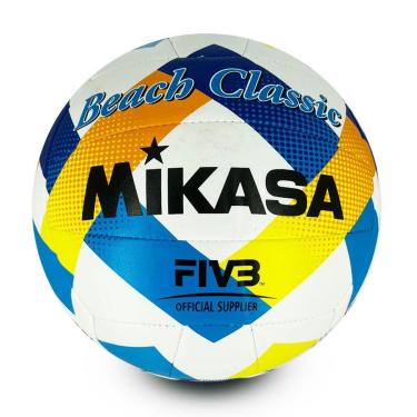 Imagem de Bola de Vôlei de Praia Mikasa BV543-Y Aprovada FIVB Costurada-Masculino