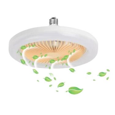 Imagem de Ventilador De Controle Remoto Inteligente lâmpada LED sala de estar co
