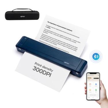Imagem de Impressora Térmica Portátil iDPRT MT888 Wireless - Com Caixa Azul