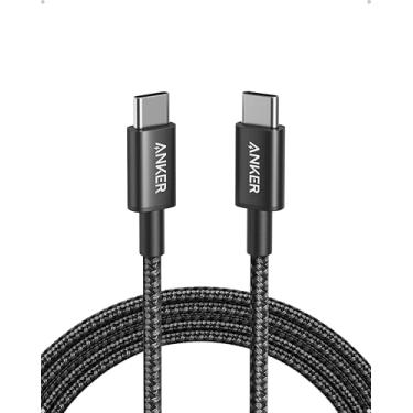 Imagem de Anker Cabo USB-C para USB-C (tipo C), 60W de Carregamento Rápido para iPhone Série 17/16/15, Samsung,Xiaomi,MacBook Pro e Mais(0,9 m, Pacote de 2, Preto)