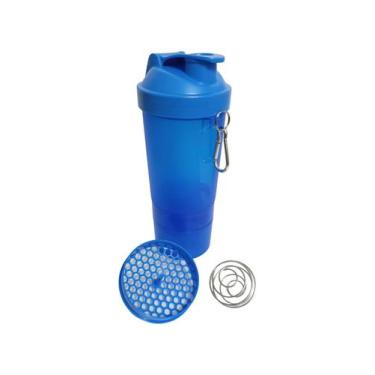 Imagem de Coqueteleira Shaker Academia Com Divisórias Para Suplementos - Top, Az