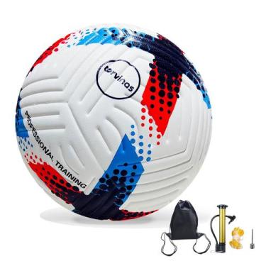 Imagem de Bola de Futebol Torvinas Tamanho 5 Impermeável em Couro PU Kit