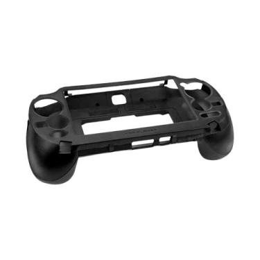 Imagem de Capa Protetora Preta e Branca para PS VITA 1000 PSV1000 com Suporte de