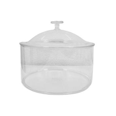 Imagem de Cake Box Paris Redonda 1,450litros Acrilico Transparente Porta Bolo e 