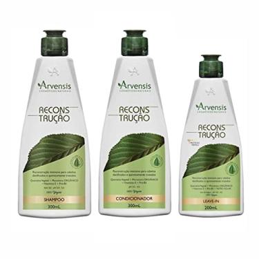 Imagem de Kit Reconstrução Shampoo Condicionador Leave-in Arvensis