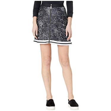 Imagem de Tribal Saia feminina com zíper e short interno, JetBlack, G