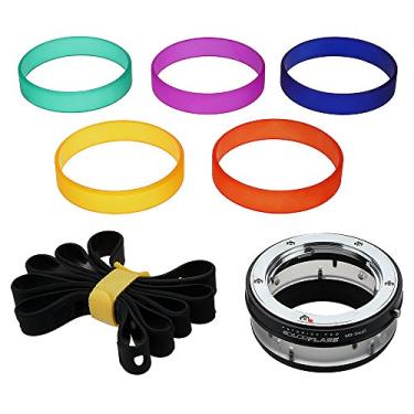 Imagem de Adaptador ArtFX ColorFlare para lente SLR Minolta Rokkor (SR/MD/MC) para corpo de câmera sem espelho Sony Alpha E-Mount - Adaptador indutor de vazamento/flare de luz da Fotodiox Pro