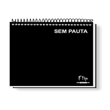 Imagem de Caderno, Tamoio, Universitário, 10 Matérias, Capa Dura, Flip Neutro Preto, Sem Pauta, Vertical, 160 Folhas, Unidade, 17718