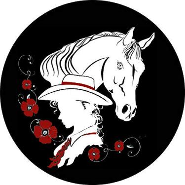 Imagem de Capa para estepe Ecosport Crossfox Dama e Cavalo CN776