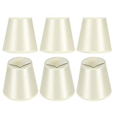 Imagem de Leftwei Capa romântica para lâmpada de parede de dia dos namorados, metal + material de tecido 6 peças, cúpula de abajur, decoração de casa, para hotéis, estúdios, cafés, salas de estar, quartos