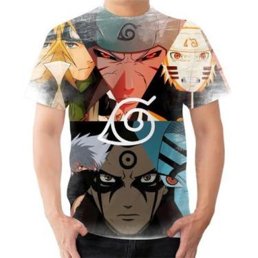 Imagem de Camisa Camiseta Hokagues Vila Da Folha Anime Naruto - Estilo Vizu