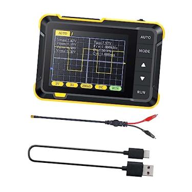 Imagem de Esquirla Mini osciloscópio digital testador de continuidade de tensão 200 khz osciloscópios digitais multifuncionais portáteis para ensino diy, padrão