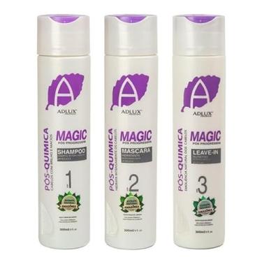 Imagem de Kit Magic Adlux 3 Passos Pós Quimica E Progressiva-O Melhor