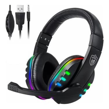 Imagem de Fone de Ouvido Over-Ear Headset Headphones Gamer PC Celular Video Game