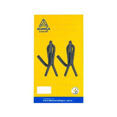 Imagem de gancho armador de rede chumbar blister zinc polido alianca