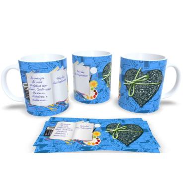 Imagem de Canecas de Porcelana Personalizadas dia dos Professores