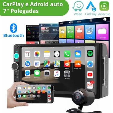 Imagem de Central Multimídia Car Plar e Adroid Auto Universal Mp5 Espelhamento +