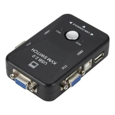 Imagem de Chaveador Kvm Switch 2 Portas - 2 Cpu Na Mesma Estação/Monitor - DEX