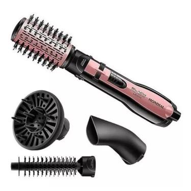 Imagem de Escova Rotativa Mondial ER-10 1200W, Rose/Preto | 220V