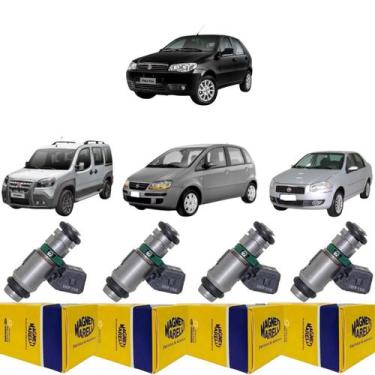 Imagem de 4 Bico Injetor Siena Doblo Palio Idea 1.8 2004 A 2019 Iwp168 - Magneti