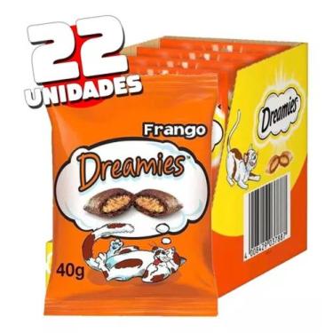 Imagem de Petisco Dreamies Biscoitos Para Gatos Adultos - Caixa 22uni.