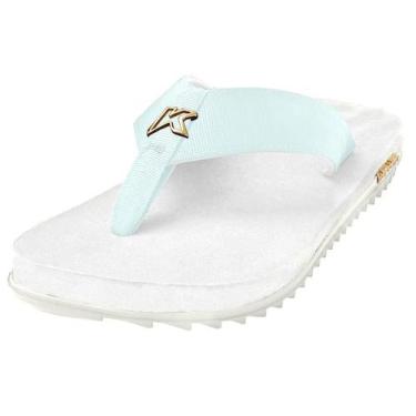 Imagem de Chinelo kenner sandalia  kivah tks branco tratorado original, 41, Bran