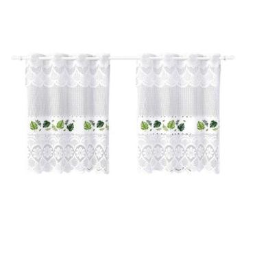Imagem de Cortina Pia Bando Vitro Formosa Renda Cozinha 1,60X0,80X0,20 - Beija F