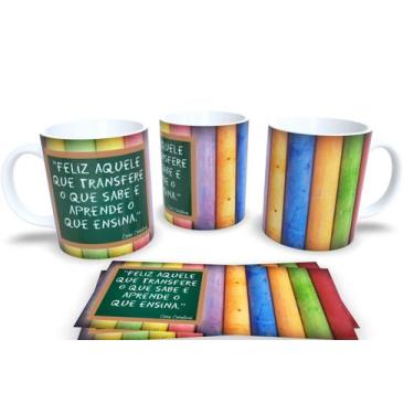 Imagem de Canecas Personalizadas dia dos Professores - Estampa Sublimada, Mod.26