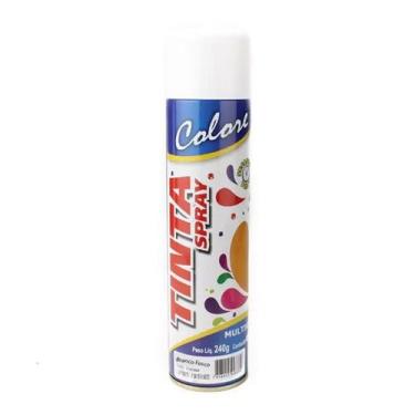 Imagem de Tinta Spray Colore Multiuso branco brilho 400ml 