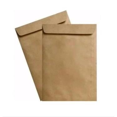 Imagem de Envelope A4 Oficio Saco Kraft 24 X 34cm Foroni 250 Unidades